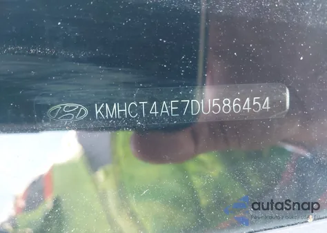 2013 Hyundai Accent Gls from USA, damaged, VIN KMHCT4AE7DU586454